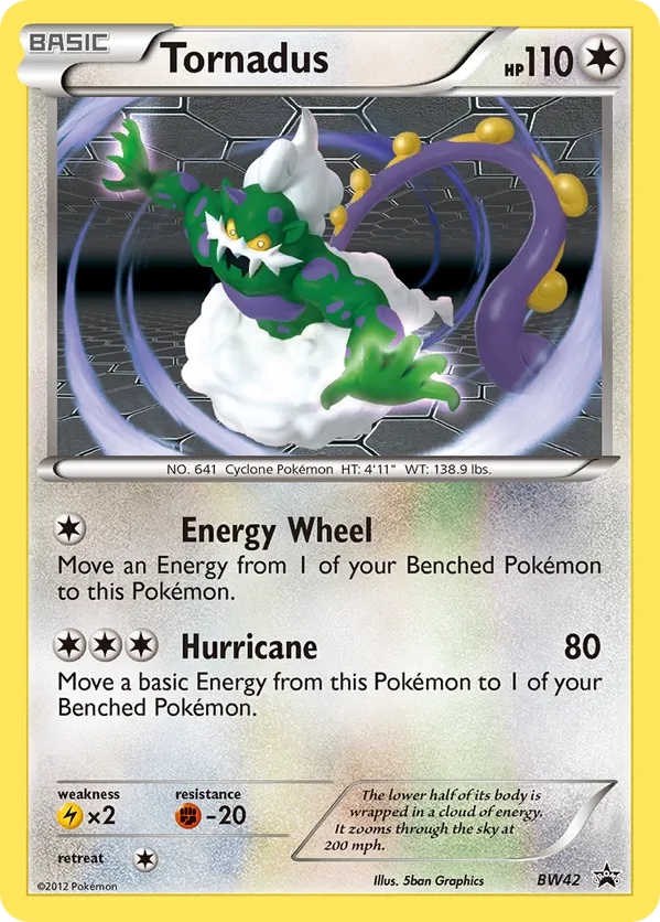 Tornadus - BW Black Star Promos #BW42