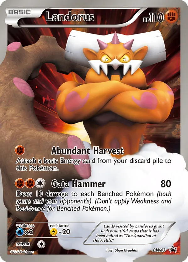 Landorus - BW Black Star Promos #BW43