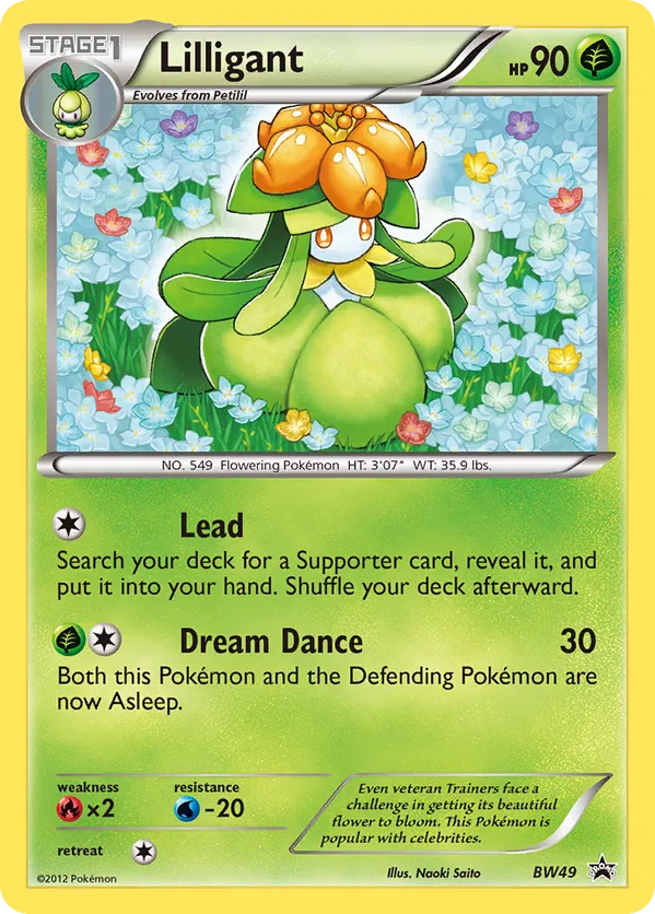 Lilligant - BW Black Star Promos #BW49