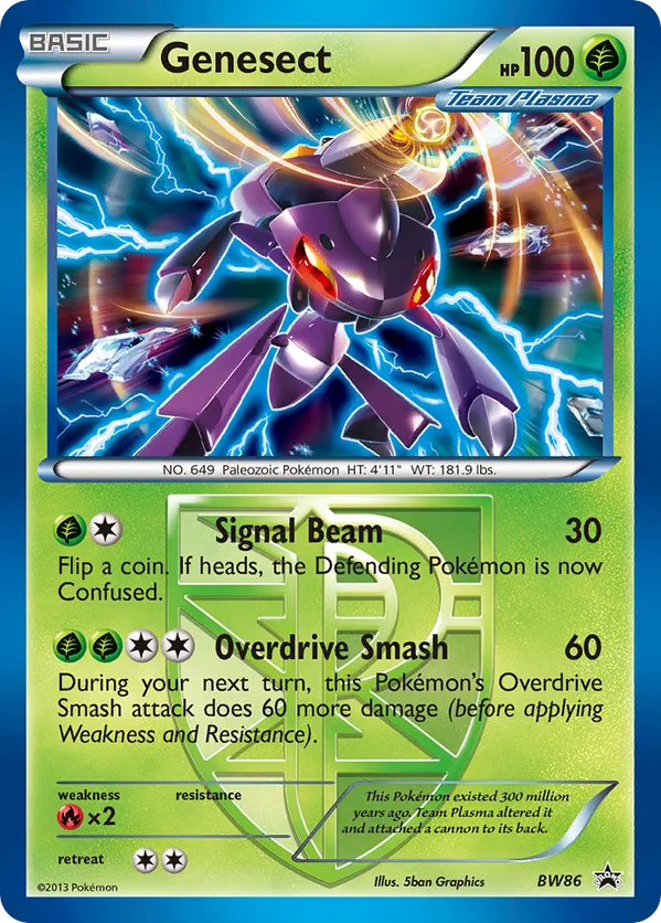Genesect - BW Black Star Promos #BW86