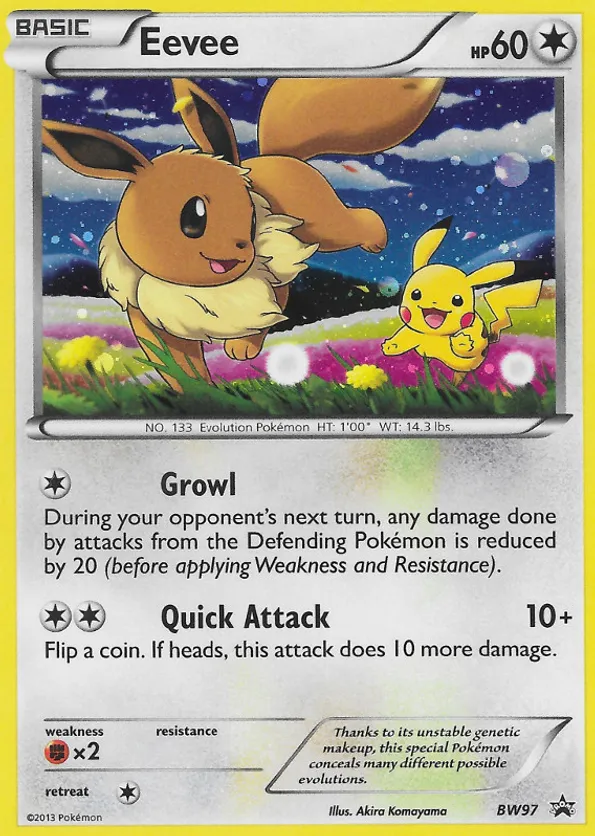 Eevee - BW Black Star Promos #BW97