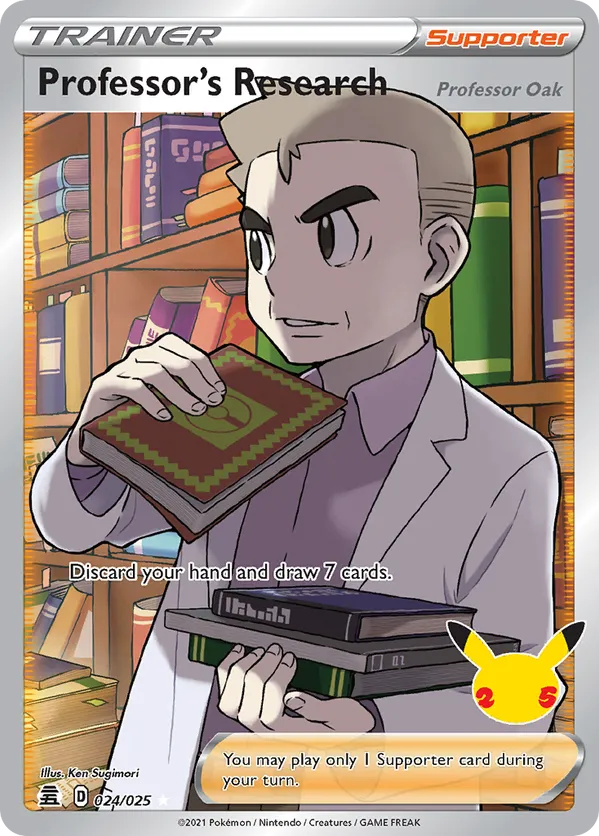 Professor's Research (Professor Oak) - Celebrations #24