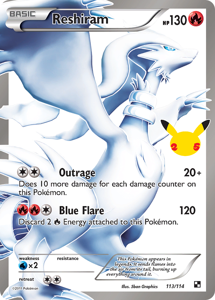 Reshiram - Celebrations: Classic Collection #113