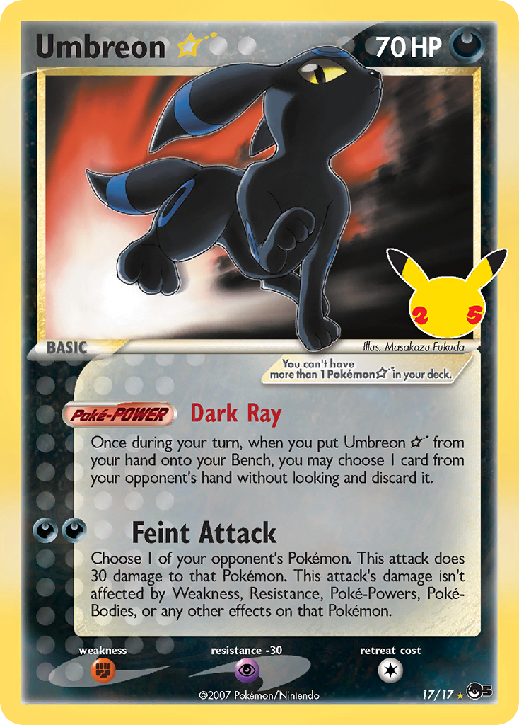 Umbreon ★ - Celebrations: Classic Collection #17
