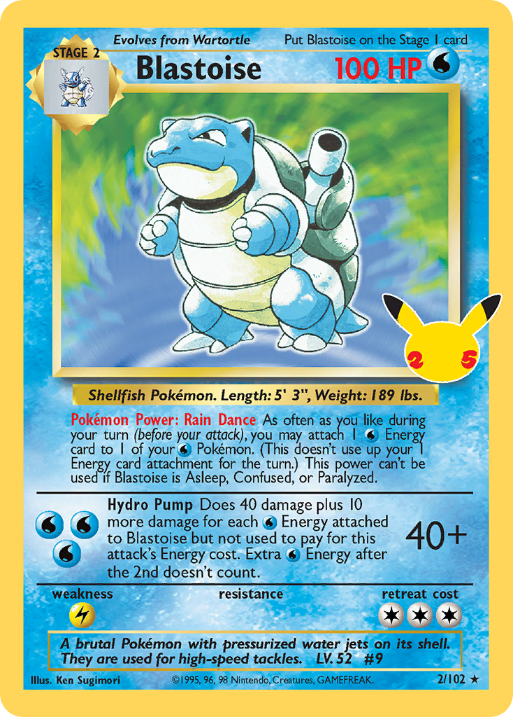 Blastoise - Celebrations: Classic Collection #2