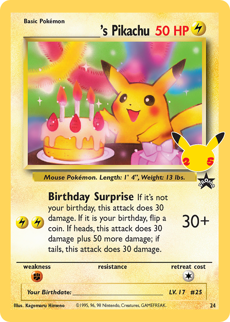 _____'s Pikachu - Celebrations: Classic Collection #24