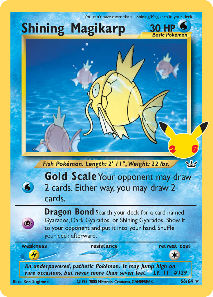 Shining Magikarp - Celebrations: Classic Collection #66