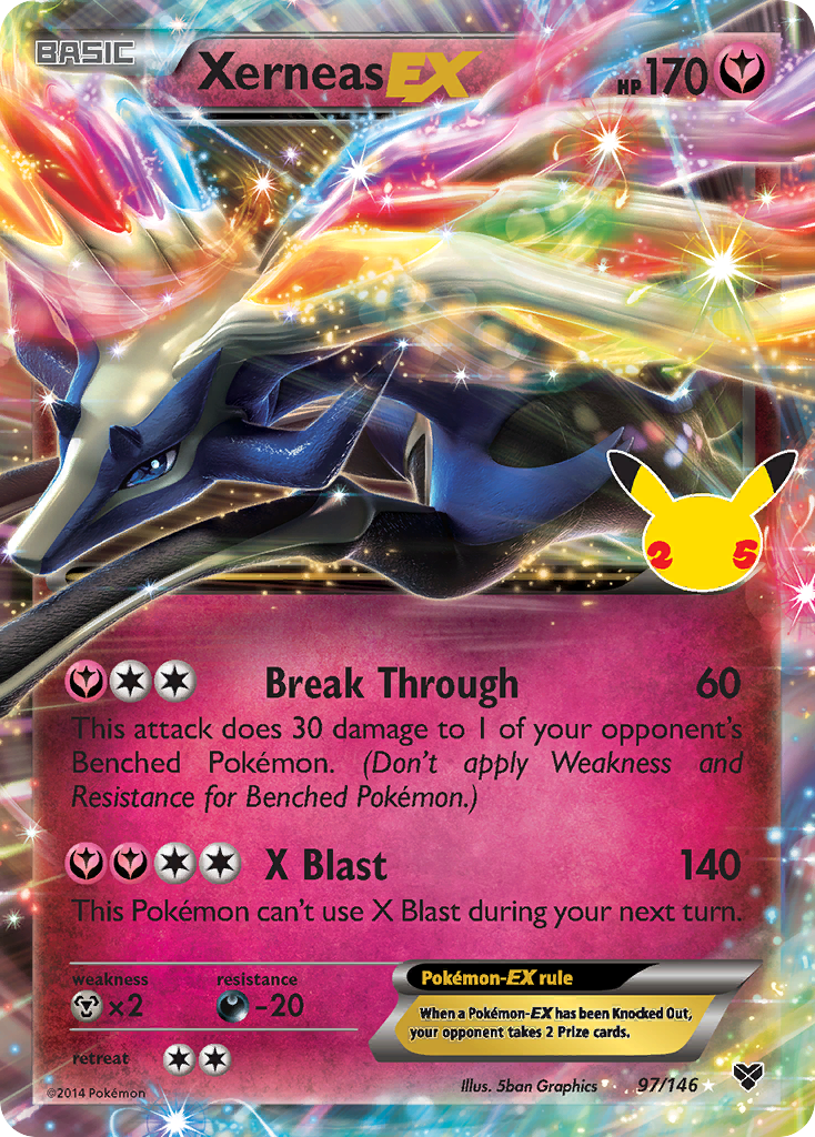 Xerneas-EX - Celebrations: Classic Collection #97