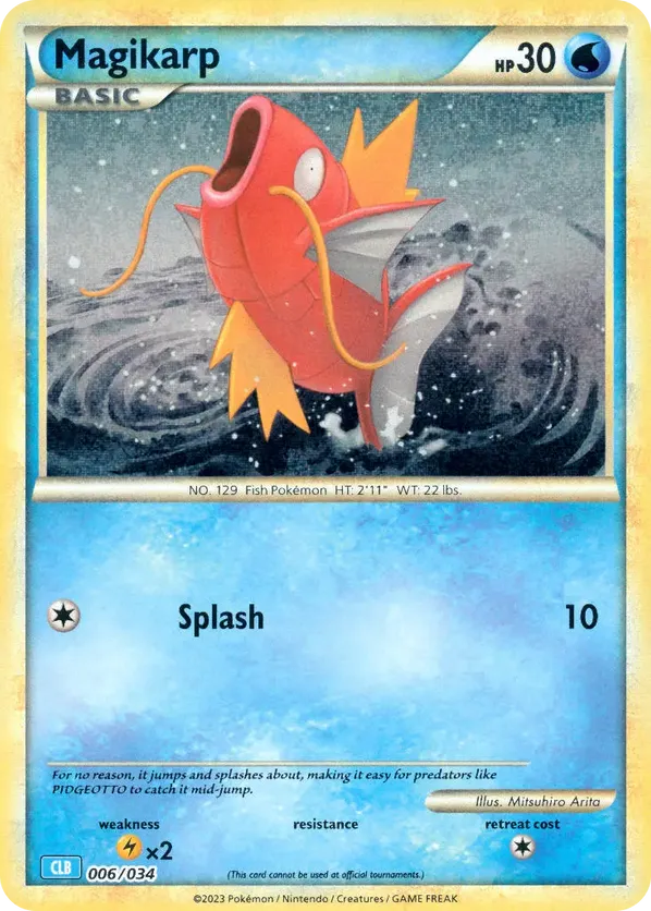 Magikarp - Pokémon TCG Classic - Blastoise #006