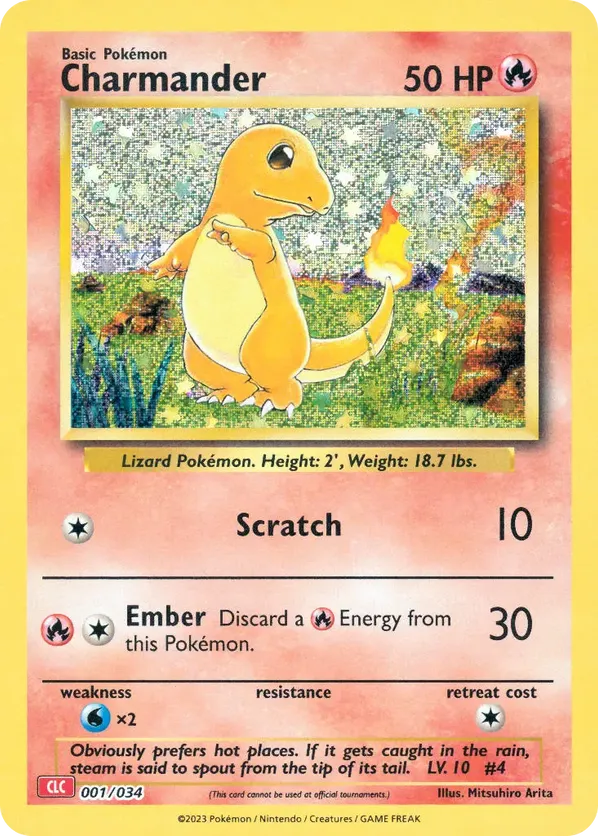 Charmander - Pokémon TCG Classic - Charizard #001
