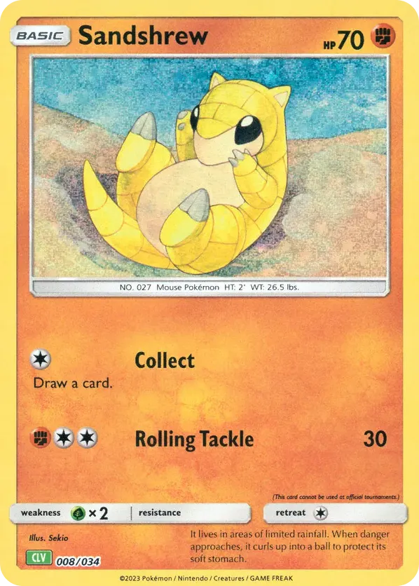 Sandshrew - Pokémon TCG Classic - Venusaur #008