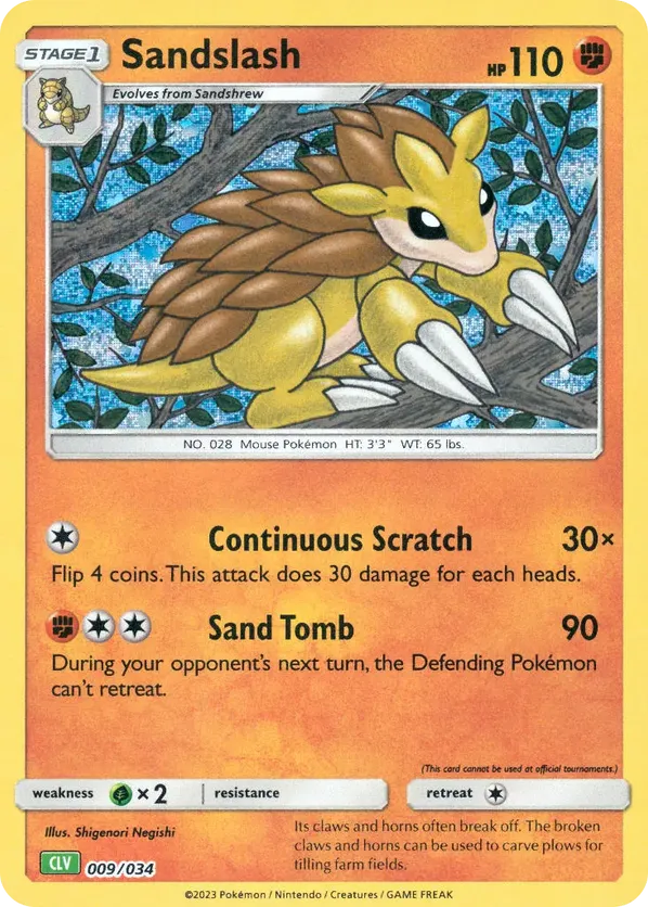 Sandslash - Pokémon TCG Classic - Venusaur #009