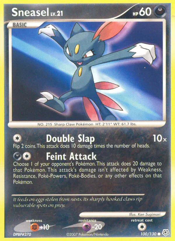 Sneasel - Diamond & Pearl #100