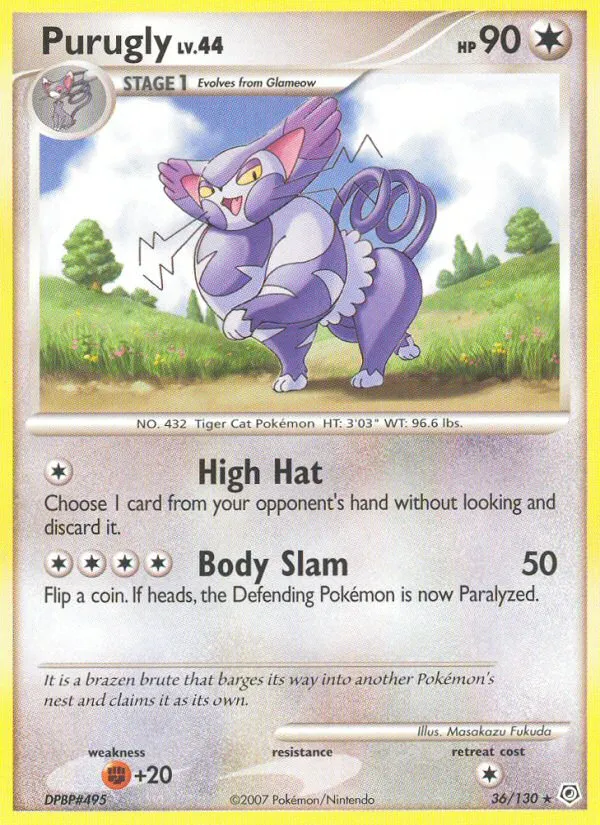Purugly - Diamond & Pearl #36
