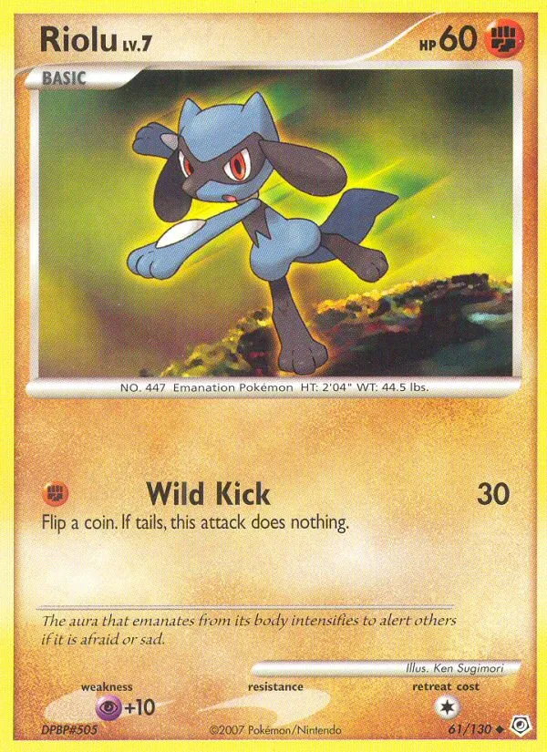 Riolu - Diamond & Pearl #61