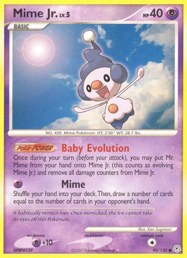 Mime Jr. - Diamond & Pearl #90