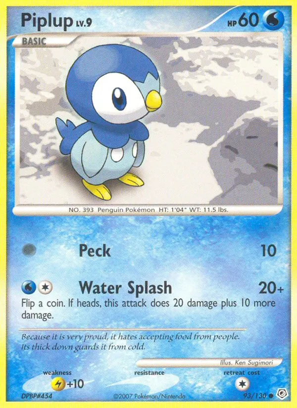 Piplup - Diamond & Pearl #93