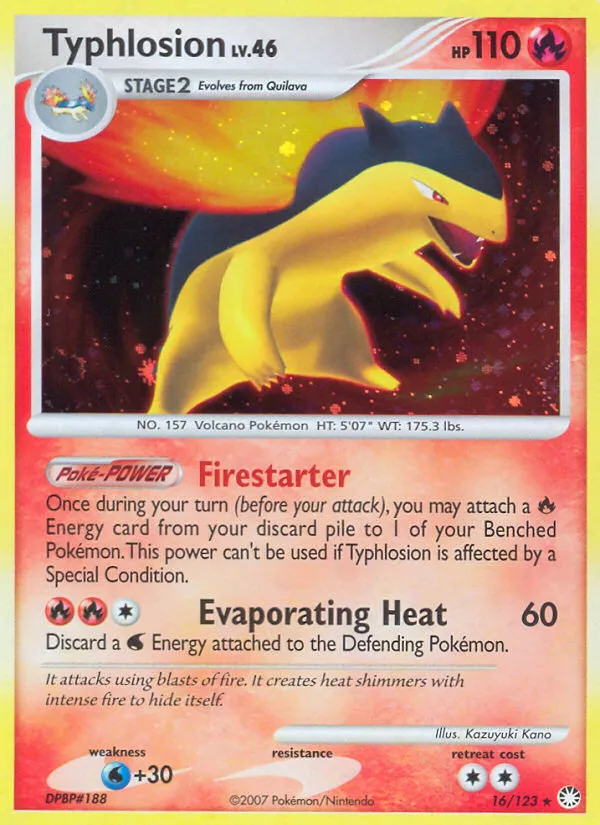 Typhlosion - Mysterious Treasures #16