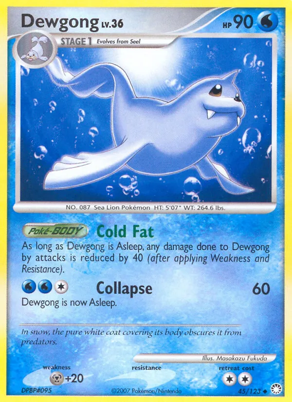 Dewgong - Mysterious Treasures #45