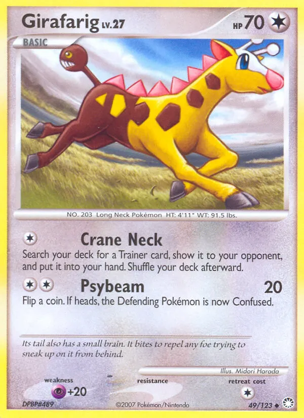 Girafarig - Mysterious Treasures #49