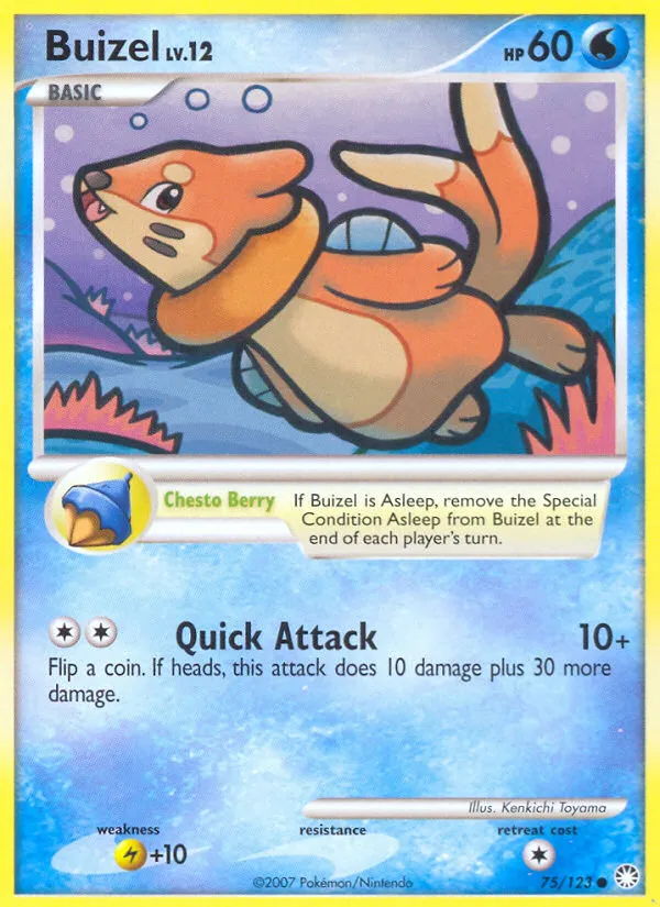 Buizel - Mysterious Treasures #75