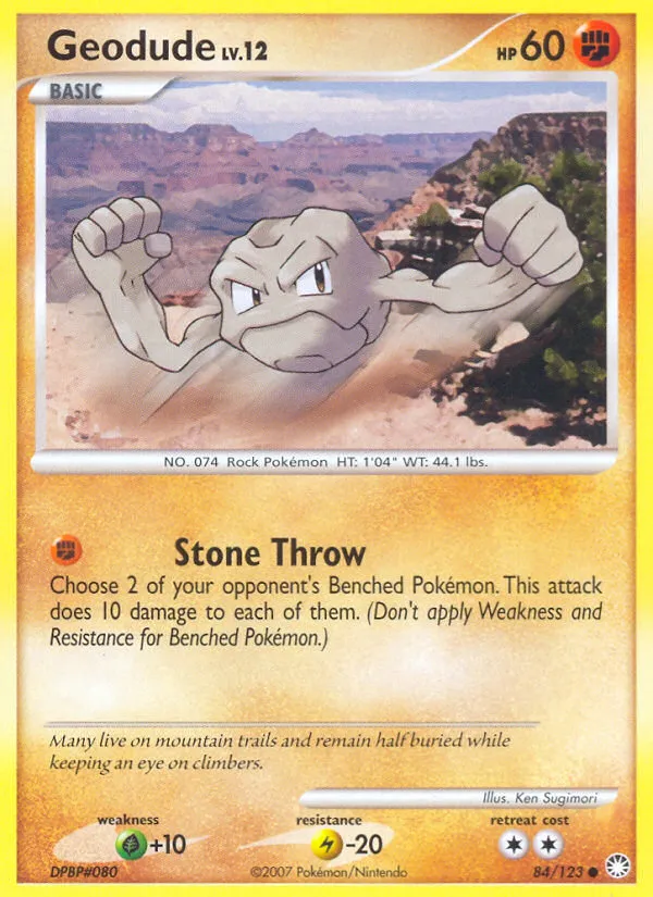 Geodude - Mysterious Treasures #84
