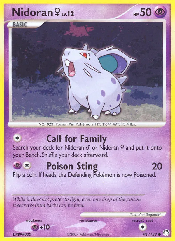 Nidoran ♀ - Mysterious Treasures #91