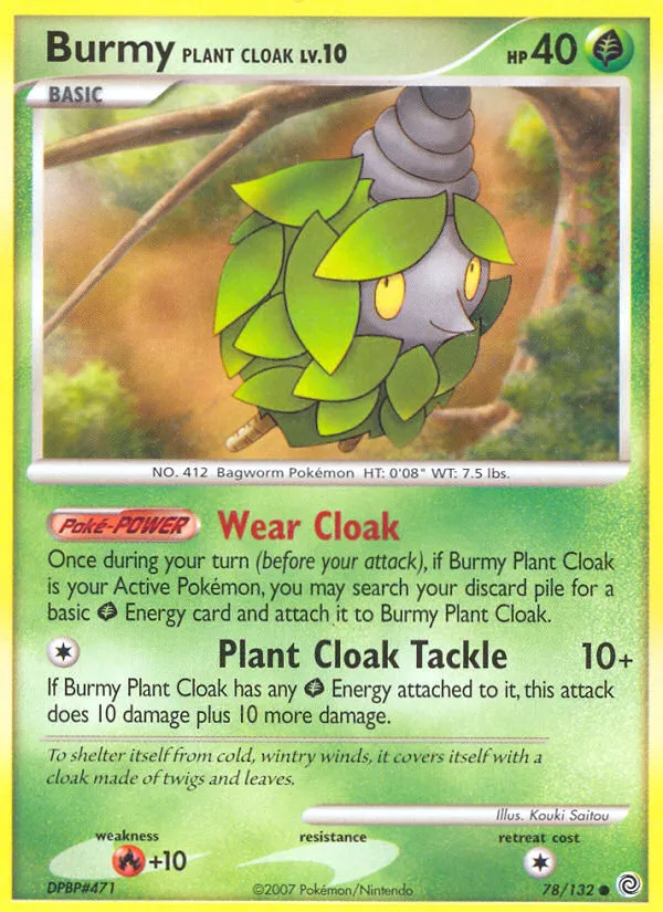 Burmy Plant Cloak - Secret Wonders #78