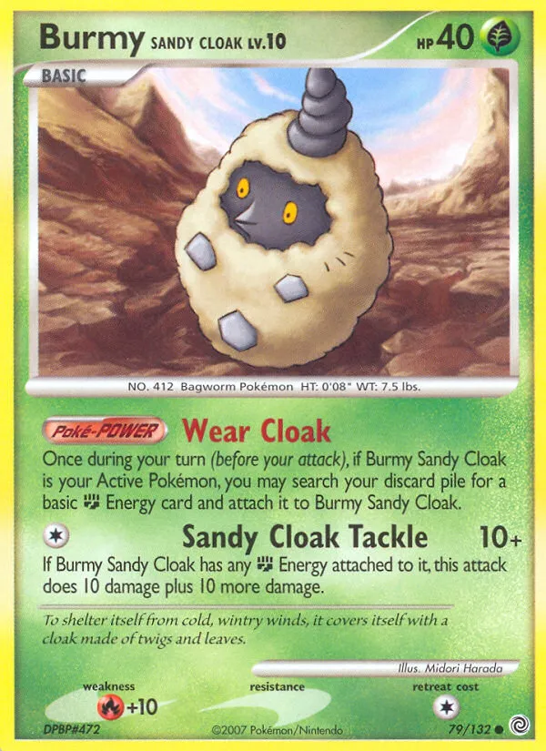 Burmy Sandy Cloak - Secret Wonders #79