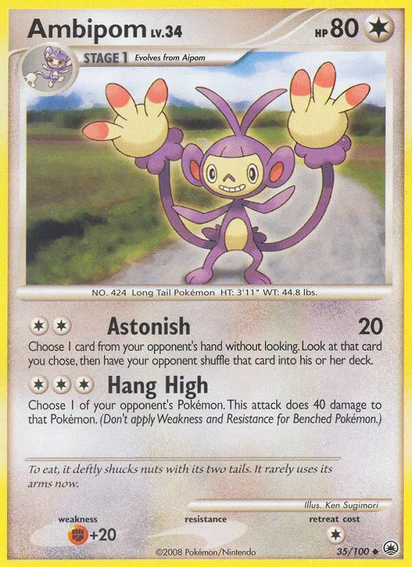 Ambipom - Majestic Dawn #35