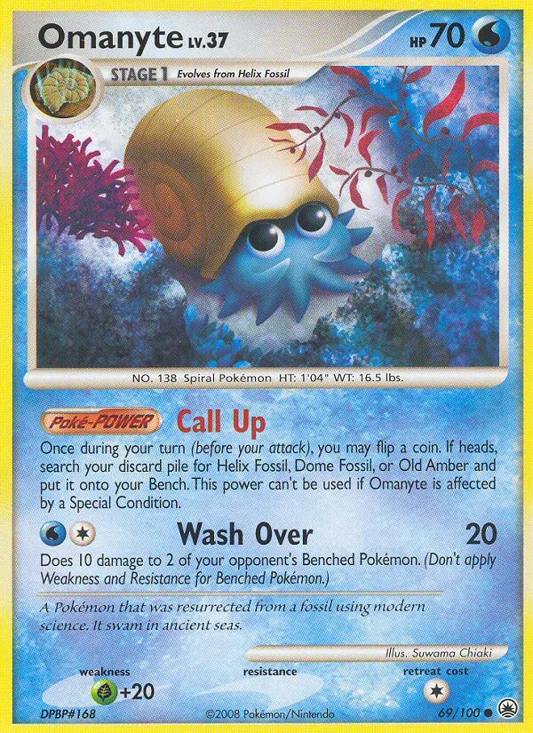 Omanyte - Majestic Dawn #69
