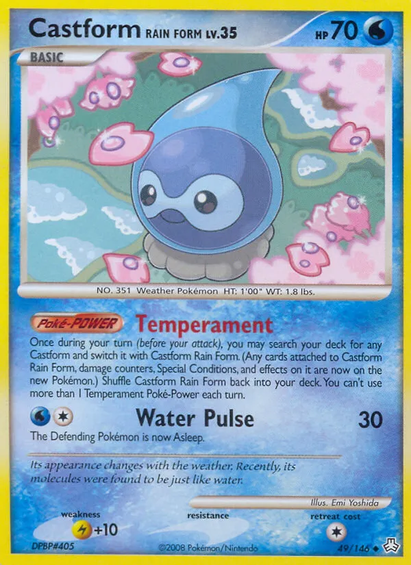 Castform Rain Form - Legends Awakened #49