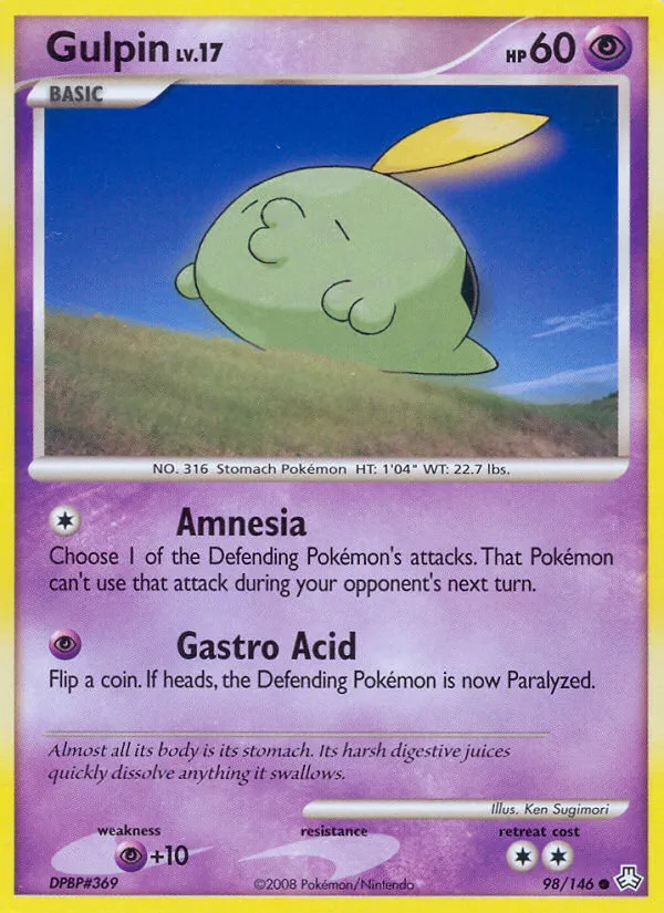 Gulpin - Legends Awakened #98