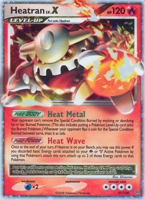 Heatran LV.X - Stormfront #97