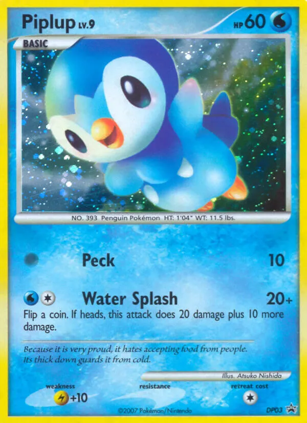 Piplup - DP Black Star Promos #DP03