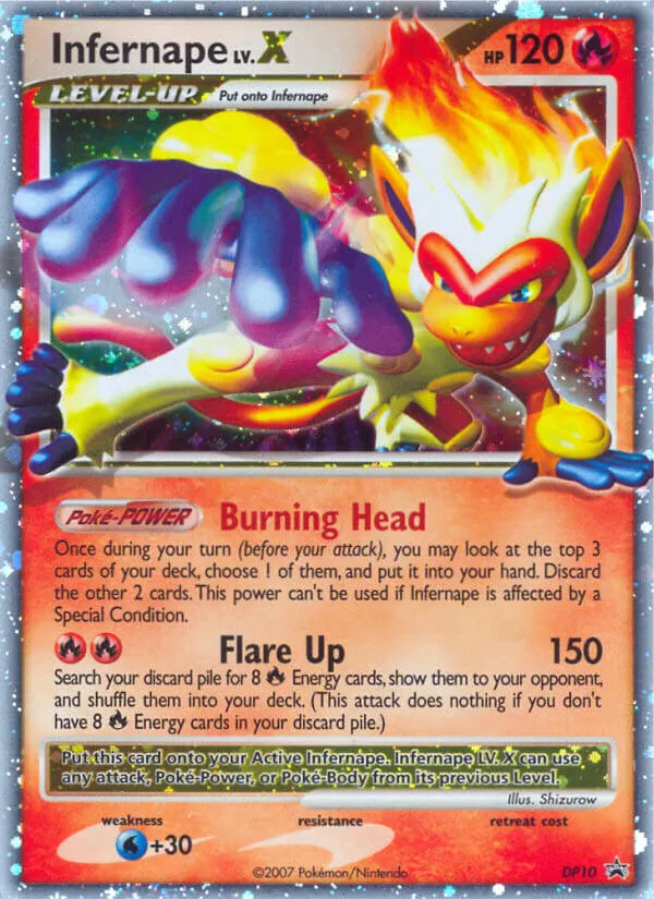 Infernape LV.X - DP Black Star Promos #DP10