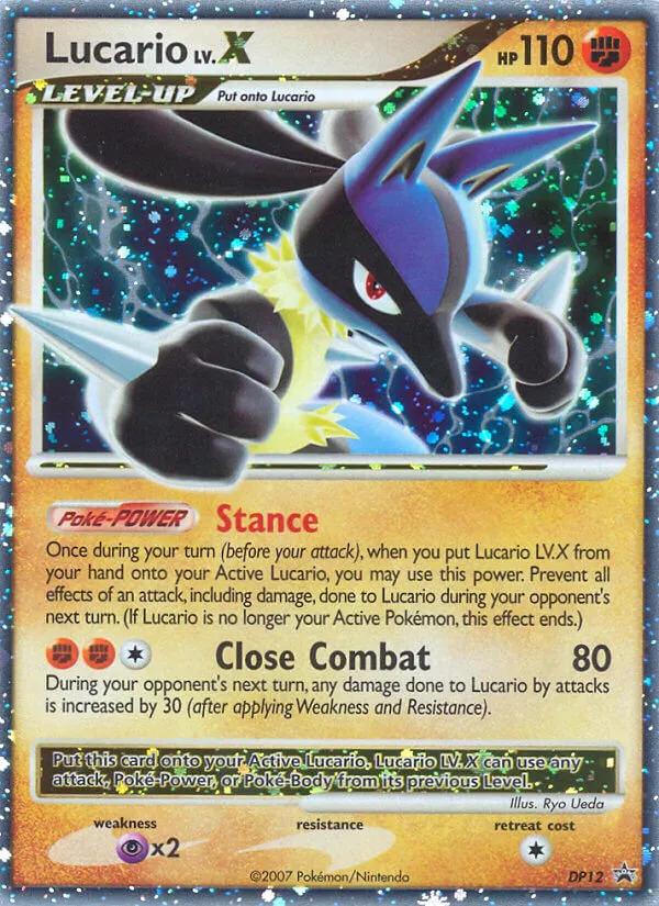 Lucario LV.X - DP Black Star Promos #DP12