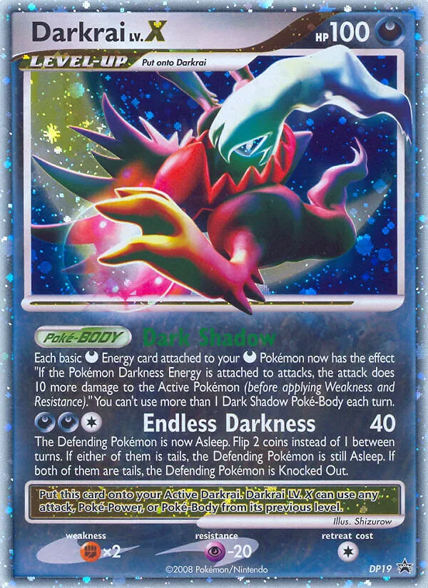 Darkrai LV.X - DP Black Star Promos #DP19
