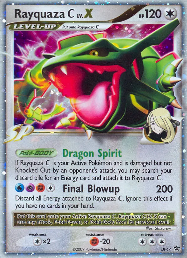 Rayquaza C LV.X - DP Black Star Promos #DP47