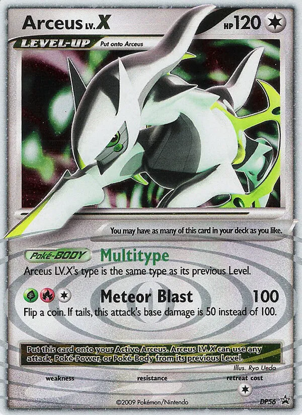 Arceus LV.X - DP Black Star Promos #DP56