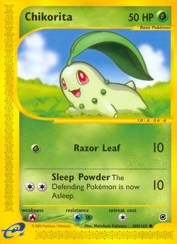 Chikorita - Expedition Base Set #100