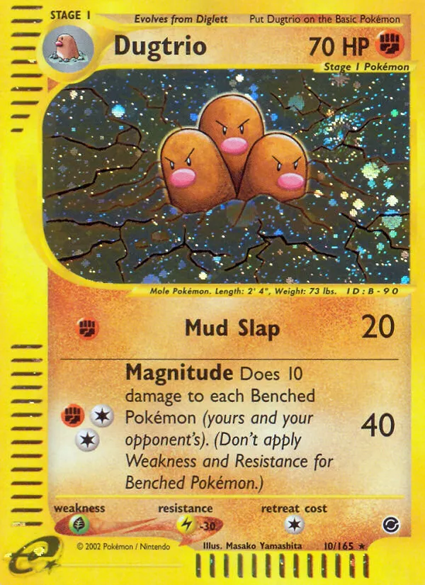 Dugtrio - Expedition Base Set #10