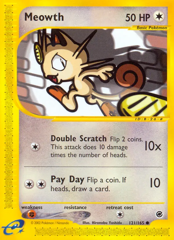 Meowth - Expedition Base Set #121