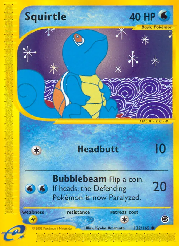 Squirtle - Expedition Base Set #132