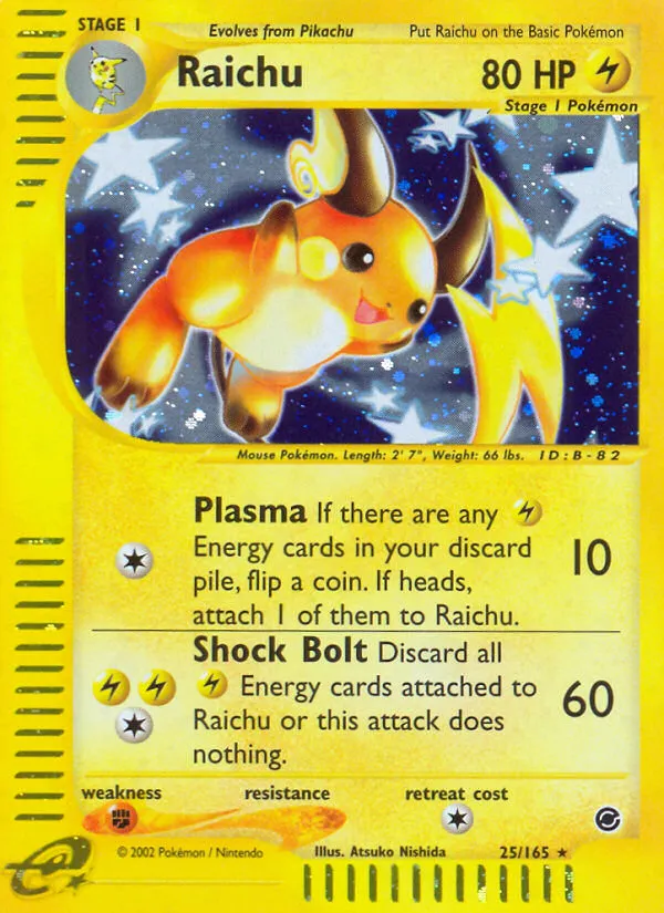 Raichu - Expedition Base Set #25