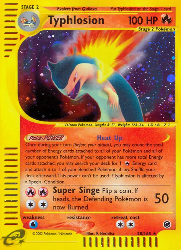 Typhlosion - Expedition Base Set #28