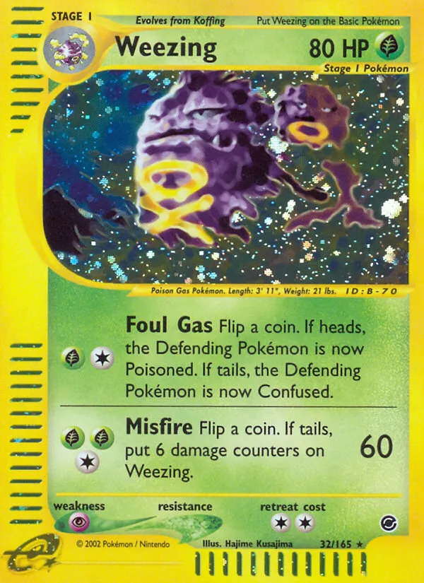 Weezing - Expedition Base Set #32