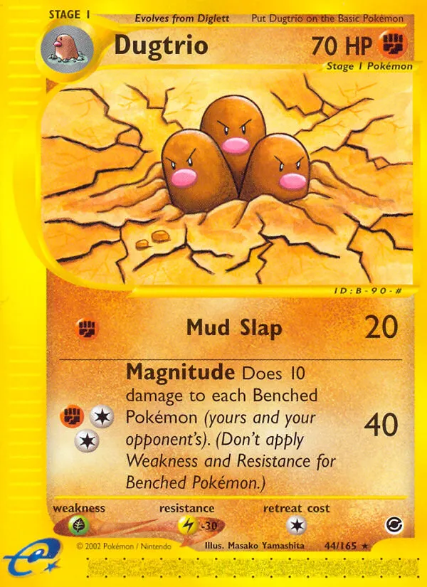 Dugtrio - Expedition Base Set #44