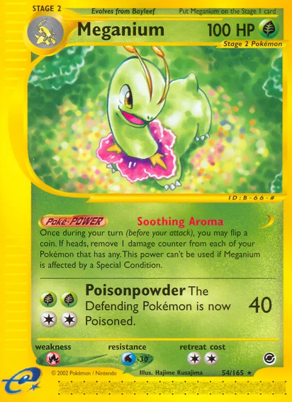 Meganium - Expedition Base Set #54