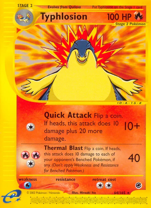 Typhlosion - Expedition Base Set #64